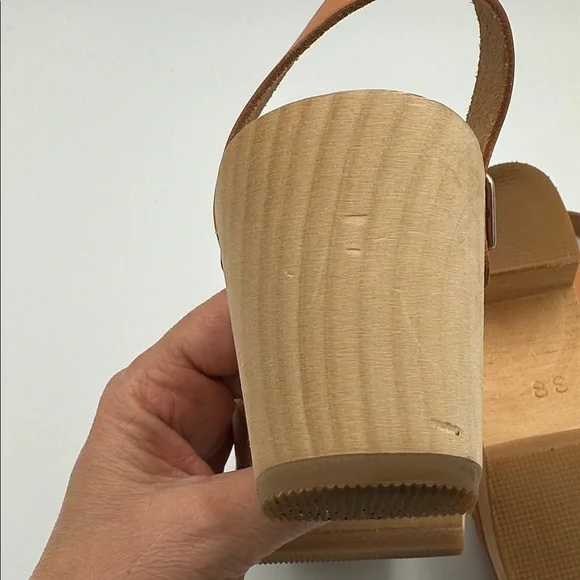 Swedish hasbeens krillan clog Sz38 US8 - Picture 10 of 13